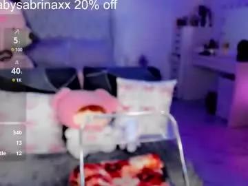 Freechat babysabrinaxx on Chaturbate