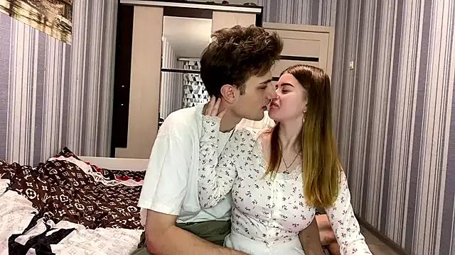 StripChat EmiliaCouple is Freechat EmiliaCouple — hot kiss