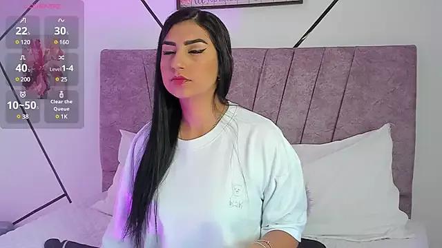 Paris_Evans01 —  Panty down halfway, soft moans